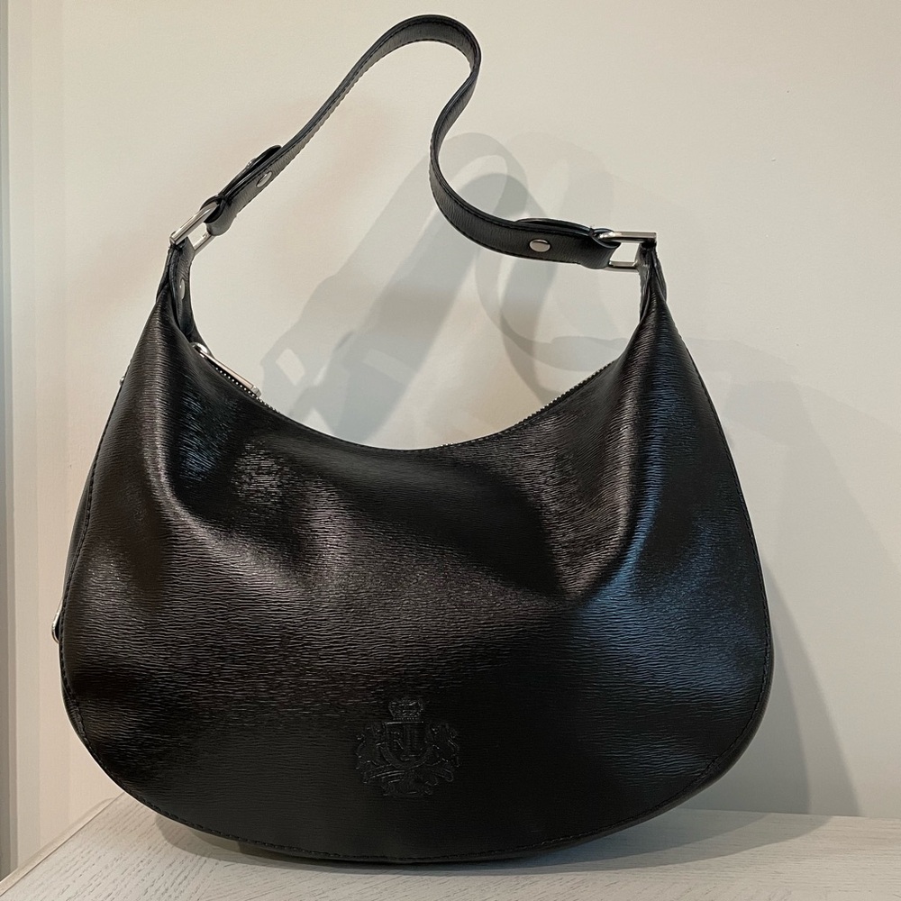 Ralph Lauren Black Leather Shoulder Bag